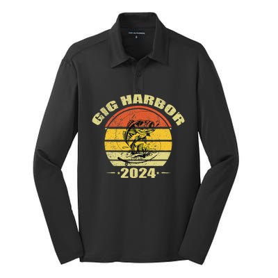 Retro Gig Harbor Silk Touch Performance Long Sleeve Polo