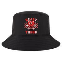 Retro Groovy Heart Throb Valentines Day Cool Comfort Performance Bucket Hat