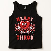 Retro Groovy Heart Throb Valentines Day Tank Top