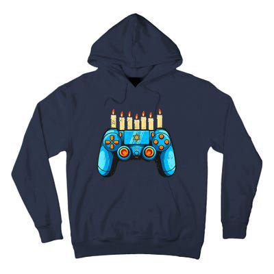 Retro Gamepad Happy Hanukkah Funny Pajama Family Matching Tall Hoodie