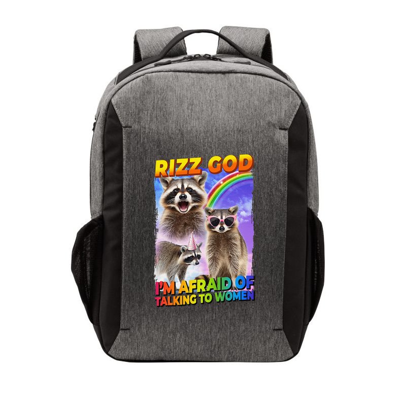 Rizz God IM Afraid Of Talking To Women Vector Backpack