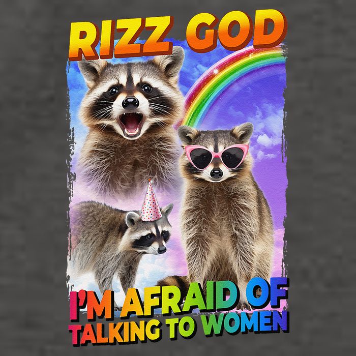 Rizz God IM Afraid Of Talking To Women Vector Backpack