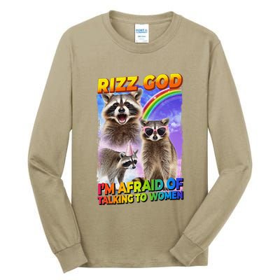 Rizz God IM Afraid Of Talking To Women Tall Long Sleeve T-Shirt