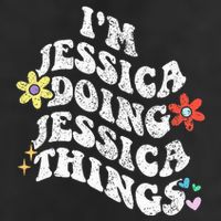 Retro Groovy Im Jessica Doing Jessica Things Funny MotherS Hat