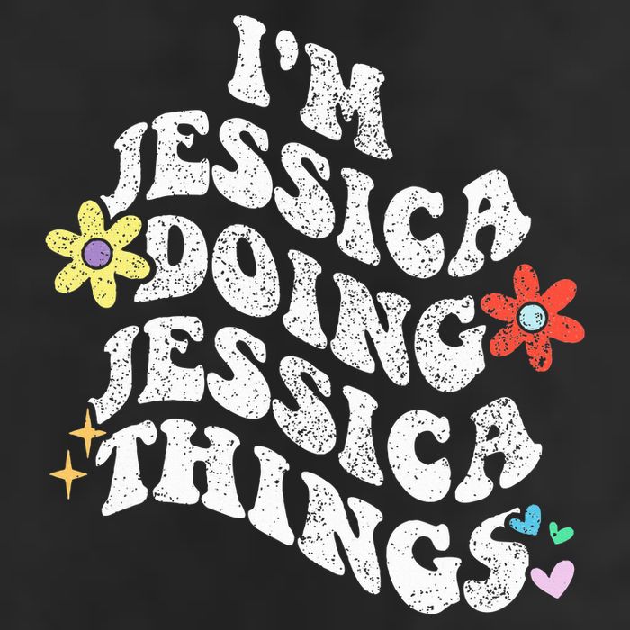 Retro Groovy Im Jessica Doing Jessica Things Funny MotherS Hat