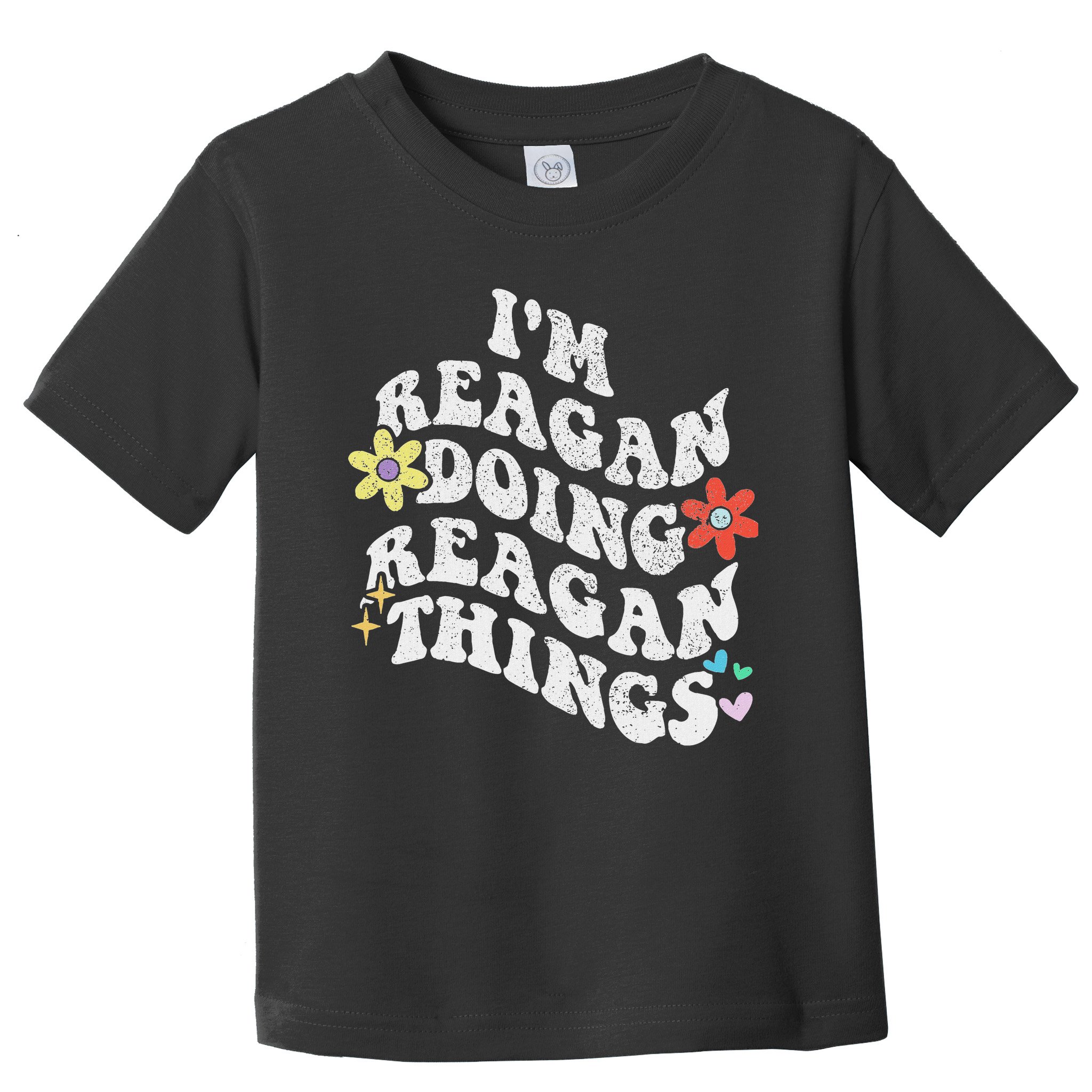 Retro Groovy Im Reagan Doing Reagan Things Funny Mother's Toddler T-Shirt
