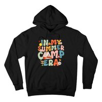 Retro Groovy In My Summer Camp Era Summer Camp Camping Funny Christmas In July Hoodie