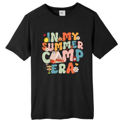 Retro Groovy In My Summer Camp Era Summer Camp Camping Funny Christmas In July Tall Fusion ChromaSoft Performance T-Shirt