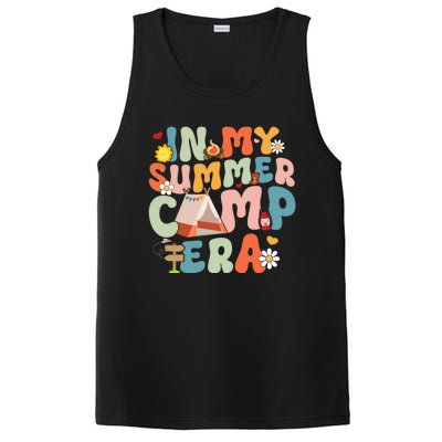 Retro Groovy In My Summer Camp Era Summer Camp Camping Funny Christmas In July PosiCharge Competitor Tank