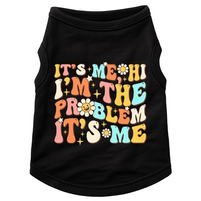 Retro Groovy I'm A Problem Sarcasm Humor Funny Cute Doggie Tank