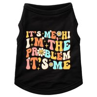 Retro Groovy I'm A Problem Sarcasm Humor Funny Cute Doggie Tank