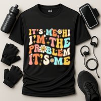 Retro Groovy I'm A Problem Sarcasm Humor Funny Cute Performance Shirt