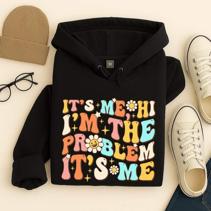 Retro Groovy I'm A Problem Sarcasm Humor Funny Cute Hoodie