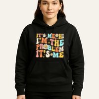 Retro Groovy I'm A Problem Sarcasm Humor Funny Cute Hoodie