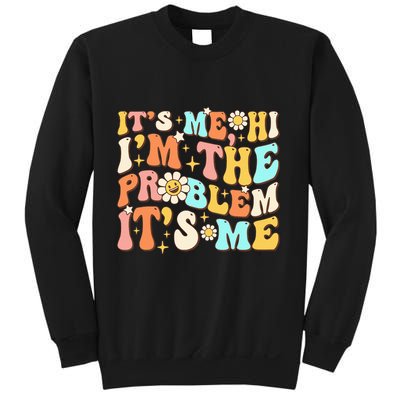 Retro Groovy I'm A Problem Sarcasm Humor Funny Cute Sweatshirt