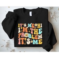 Retro Groovy I'm A Problem Sarcasm Humor Funny Cute Sweatshirt