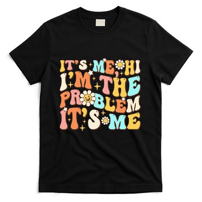 Retro Groovy I'm A Problem Sarcasm Humor Funny Cute T-Shirt