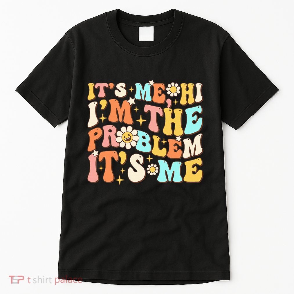 Retro Groovy I'm A Problem Sarcasm Humor Funny Cute Tall T-Shirt