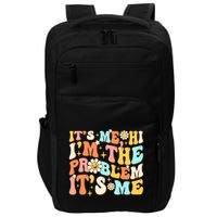 Retro Groovy I'm A Problem Sarcasm Humor Funny Cute Impact Tech Backpack