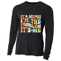 Retro Groovy I'm A Problem Sarcasm Humor Funny Cute Cooling Performance Long Sleeve Crew