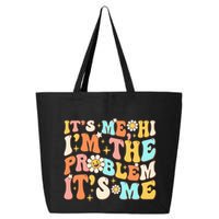 Retro Groovy I'm A Problem Sarcasm Humor Funny Cute 25L Jumbo Tote