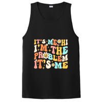Retro Groovy I'm A Problem Sarcasm Humor Funny Cute PosiCharge Competitor Tank