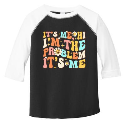 Retro Groovy I'm A Problem Sarcasm Humor Funny Cute Toddler Fine Jersey T-Shirt