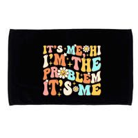 Retro Groovy I'm A Problem Sarcasm Humor Funny Cute Microfiber Hand Towel