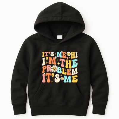 Retro Groovy I'm A Problem Sarcasm Humor Funny Cute Kids Hoodie