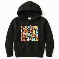 Retro Groovy I'm A Problem Sarcasm Humor Funny Cute Kids Hoodie