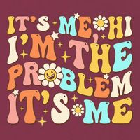 Retro Groovy I'm A Problem Sarcasm Humor Funny Cute 16oz Travel Tumbler