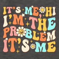 Retro Groovy I'm A Problem Sarcasm Humor Funny Cute Vector Backpack