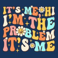 Retro Groovy I'm A Problem Sarcasm Humor Funny Cute Infant Baby Jersey Bodysuit