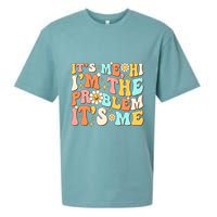Retro Groovy I'm A Problem Sarcasm Humor Funny Cute Sueded Cloud Jersey T-Shirt