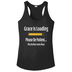 Religious Grace Is Loading Please Be Patient Surgery Gift Funny Gift Ladies PosiCharge Competitor Racerback Tank