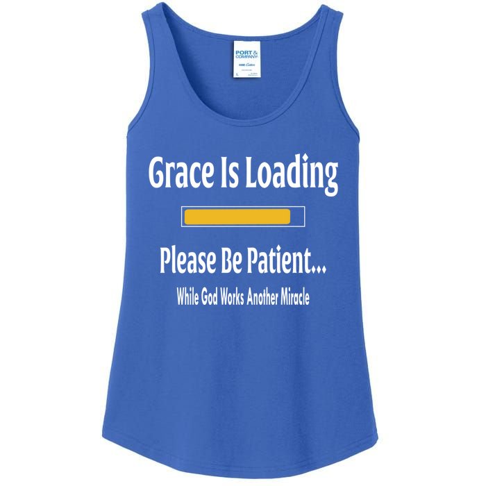 Religious Grace Is Loading Please Be Patient Surgery Gift Funny Gift Ladies Essential Tank