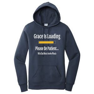 Religious Grace Is Loading Please Be Patient Surgery Gift Funny Gift Women's Pullover Hoodie