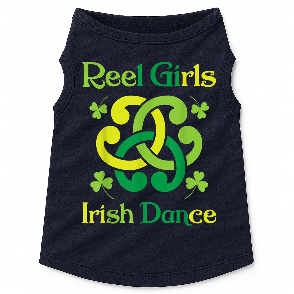 Reel Girl Irish Dance - Irish Dancer Ceili Reel Dance Doggie Tank
