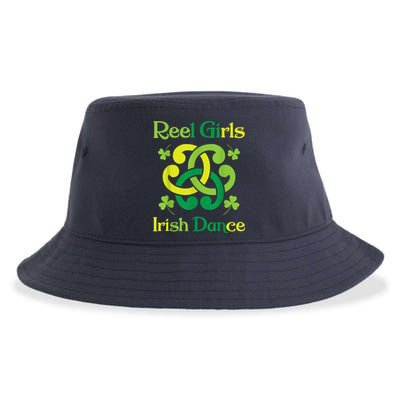 Reel Girl Irish Dance - Irish Dancer Ceili Reel Dance Sustainable Bucket Hat