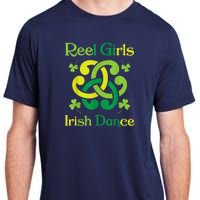 Reel Girl Irish Dance - Irish Dancer Ceili Reel Dance Adult ChromaSoft Performance T-Shirt