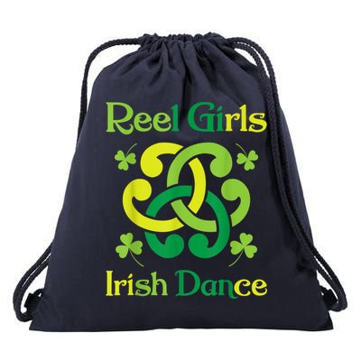 Reel Girl Irish Dance - Irish Dancer Ceili Reel Dance Drawstring Bag