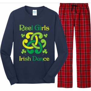 Reel Girl Irish Dance - Irish Dancer Ceili Reel Dance Long Sleeve Pajama Set