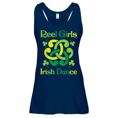 Reel Girl Irish Dance - Irish Dancer Ceili Reel Dance Ladies Essential Flowy Tank