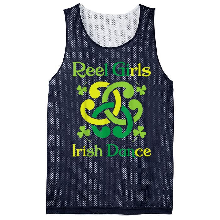 Reel Girl Irish Dance - Irish Dancer Ceili Reel Dance Mesh Reversible Basketball Jersey Tank