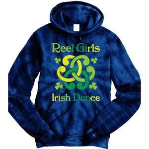 Reel Girl Irish Dance - Irish Dancer Ceili Reel Dance Tie Dye Hoodie