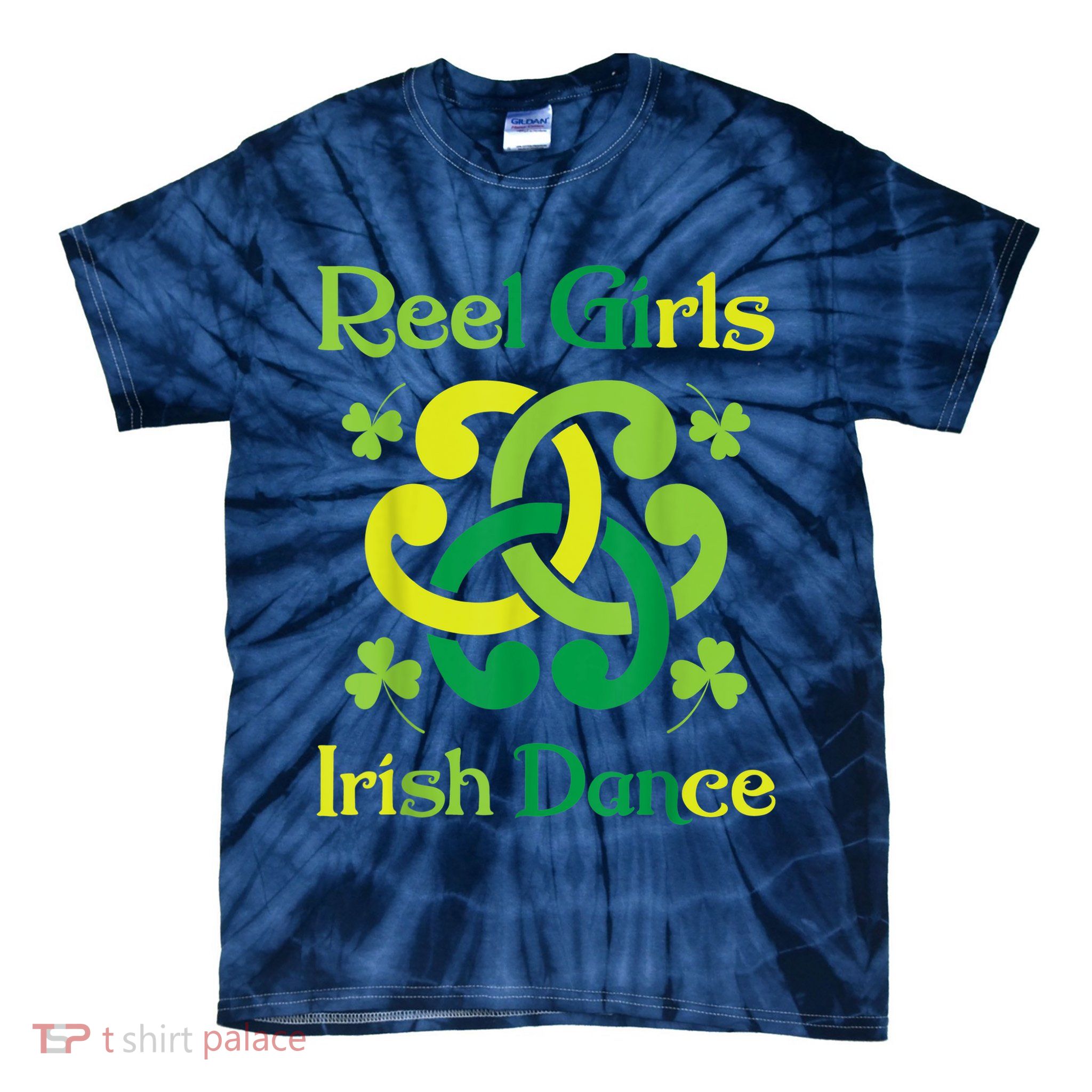 Reel Girl Irish Dance - Irish Dancer Ceili Reel Dance Tie-Dye T-Shirt
