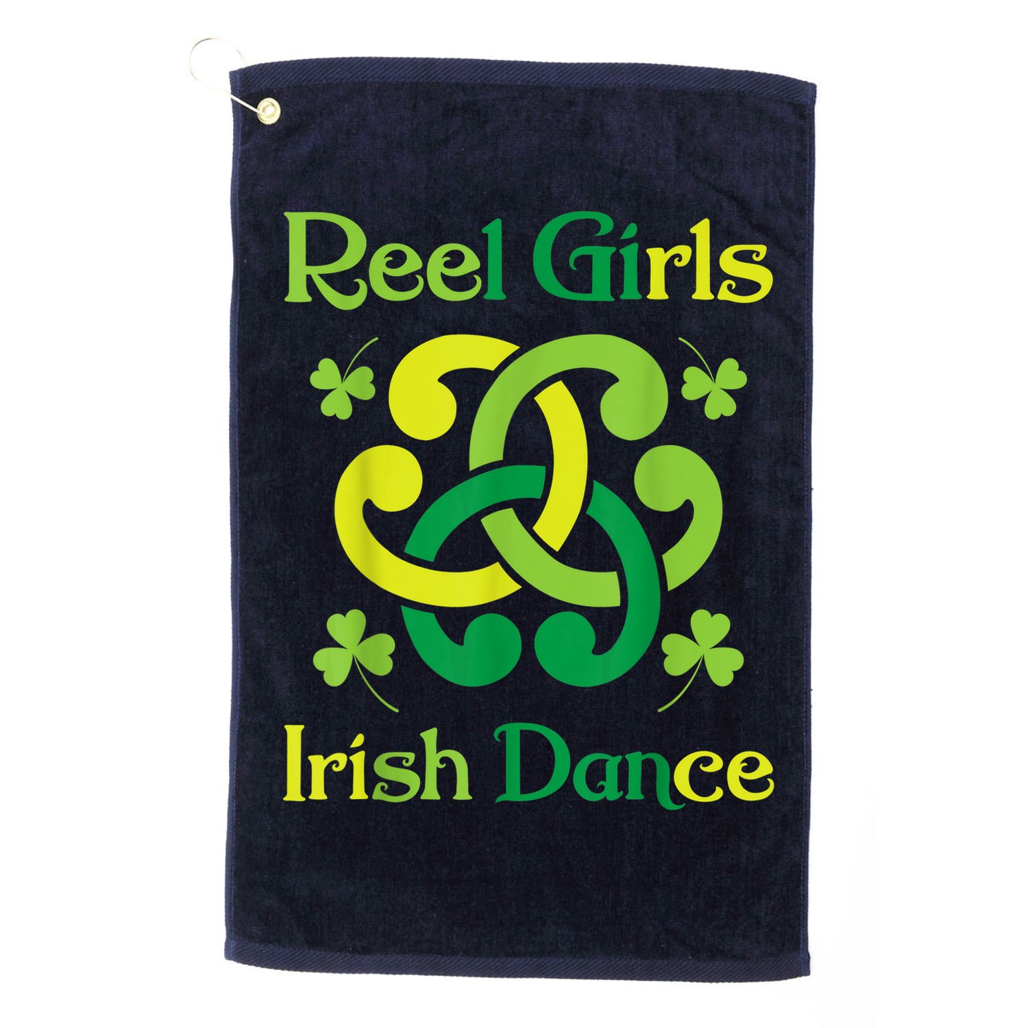 Reel Girl Irish Dance - Irish Dancer Ceili Reel Dance Golf Towel