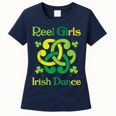 Reel Girl Irish Dance - Irish Dancer Ceili Reel Dance Womens T-Shirt