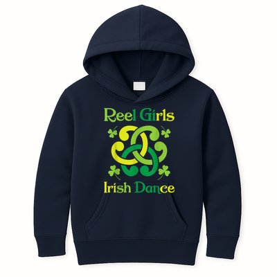Reel Girl Irish Dance - Irish Dancer Ceili Reel Dance Kids Hoodie