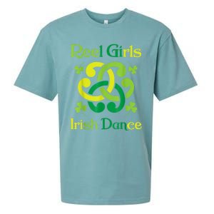 Reel Girl Irish Dance - Irish Dancer Ceili Reel Dance Sueded Cloud Jersey T-Shirt